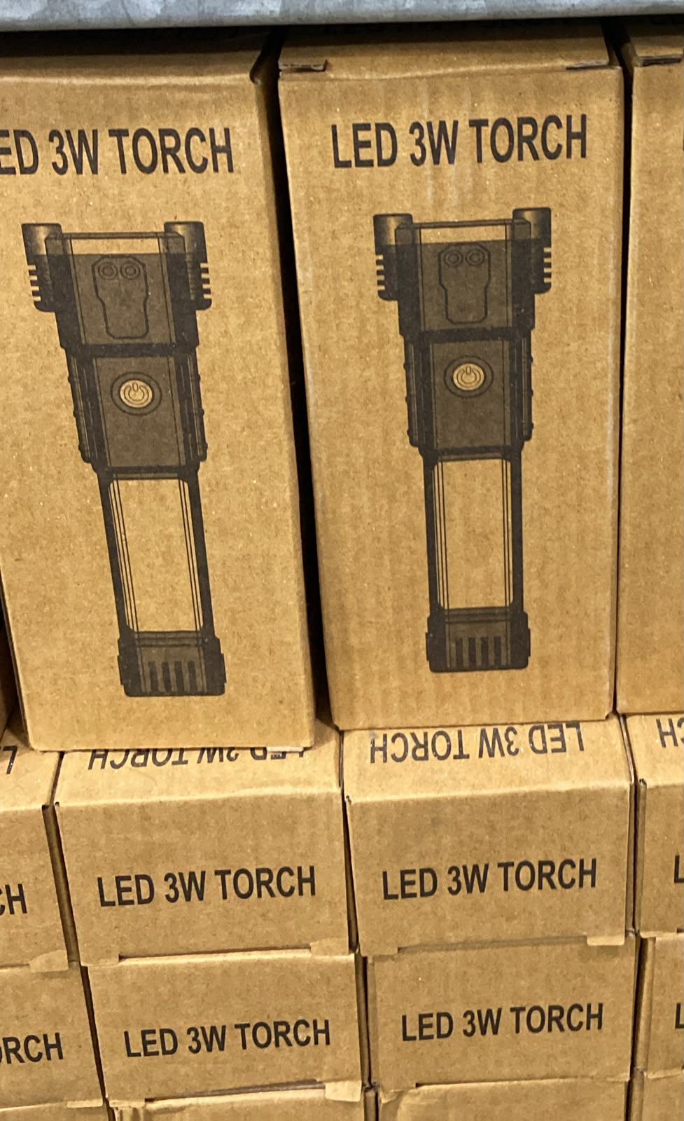 High-Power LED Torch Light - Rechargeable Flashlight With Tactical Hammer And Power Bank - Electronic Accessory Designed For Illumination And Daily Utility Routine