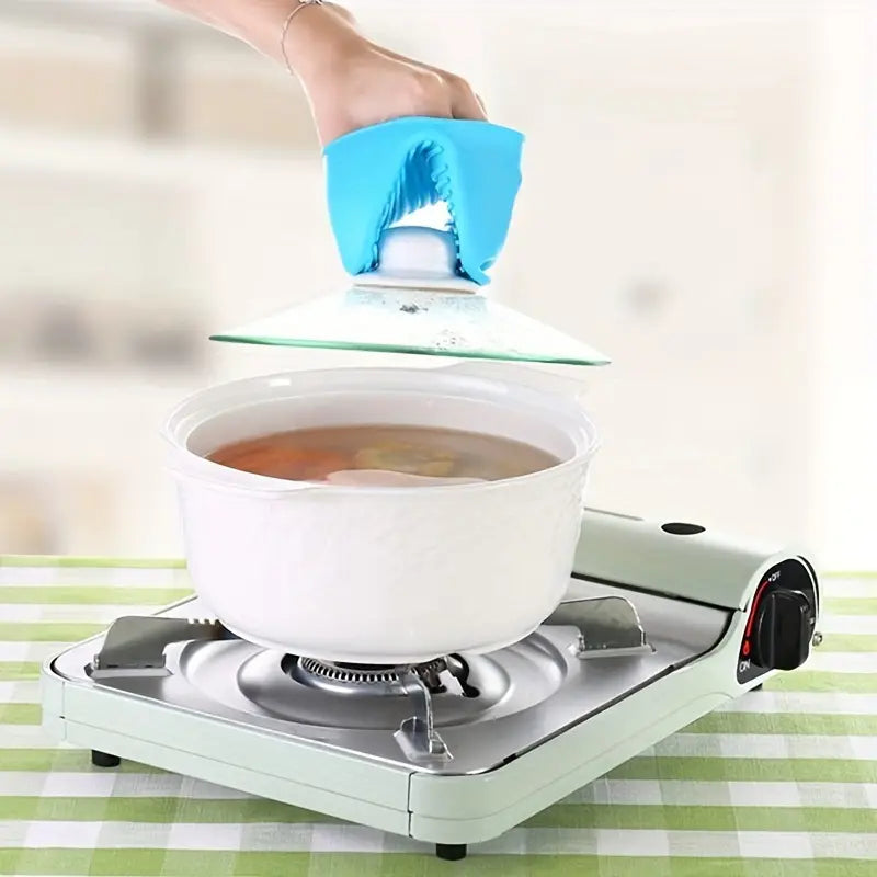 Silicone Heat-Resistant Pot Holder Clips – 1 Pair