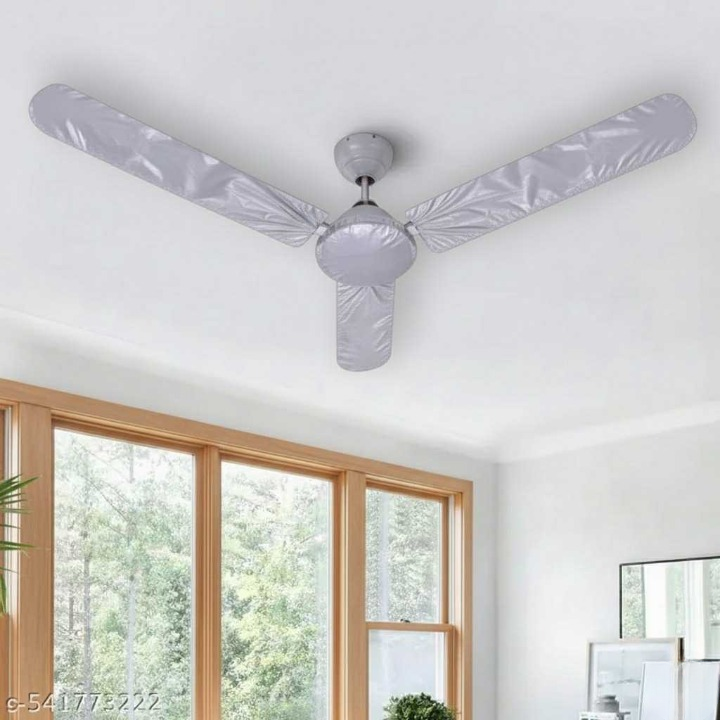 Dustproof Parachute Fabric Ceiling Fan Cover Set – 3 Blade Covers + 1 Motor Cover