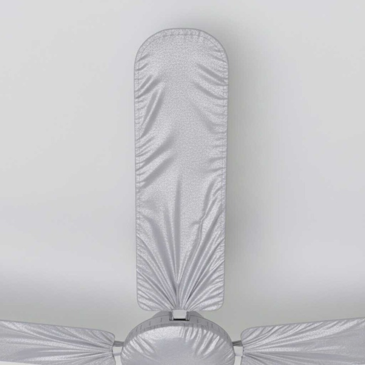 Dustproof Parachute Fabric Ceiling Fan Cover Set – 3 Blade Covers + 1 Motor Cover
