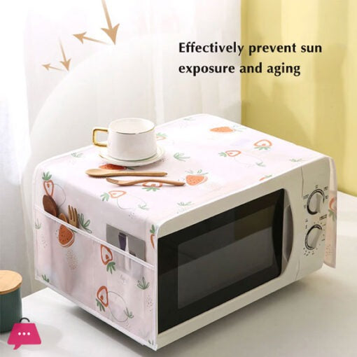 Microwave oven dust cover – waterproof and oil-proof random design