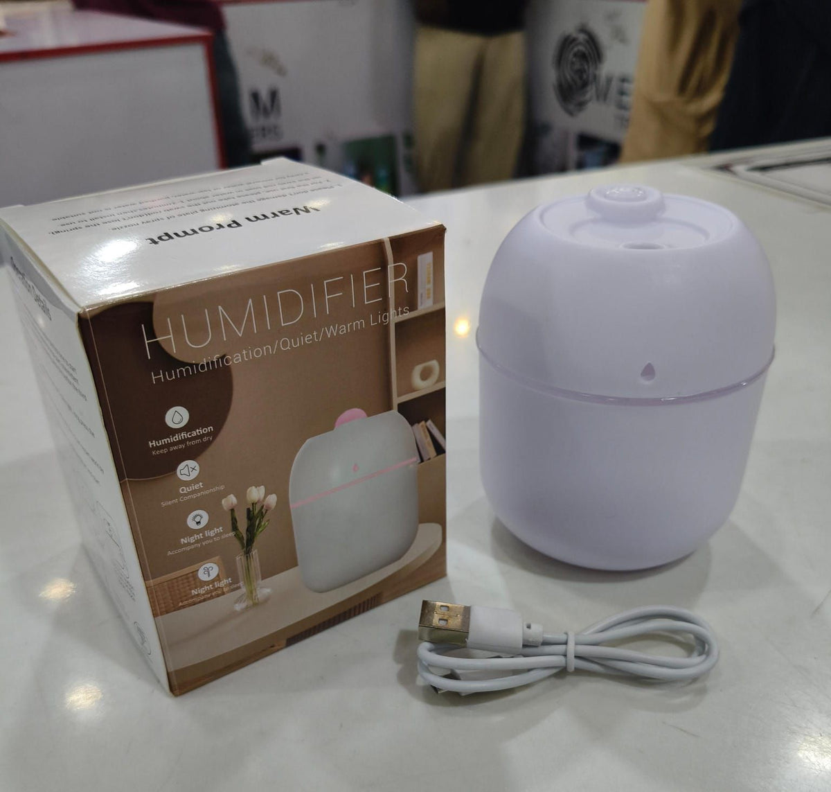 Air Humidifier USB Small Mini Portable Cool Mist Diffuser