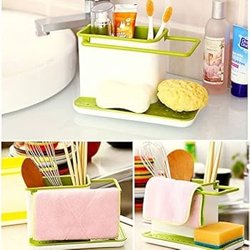 3-in-1 Sink Soap Dispenser & Sponge Organizer