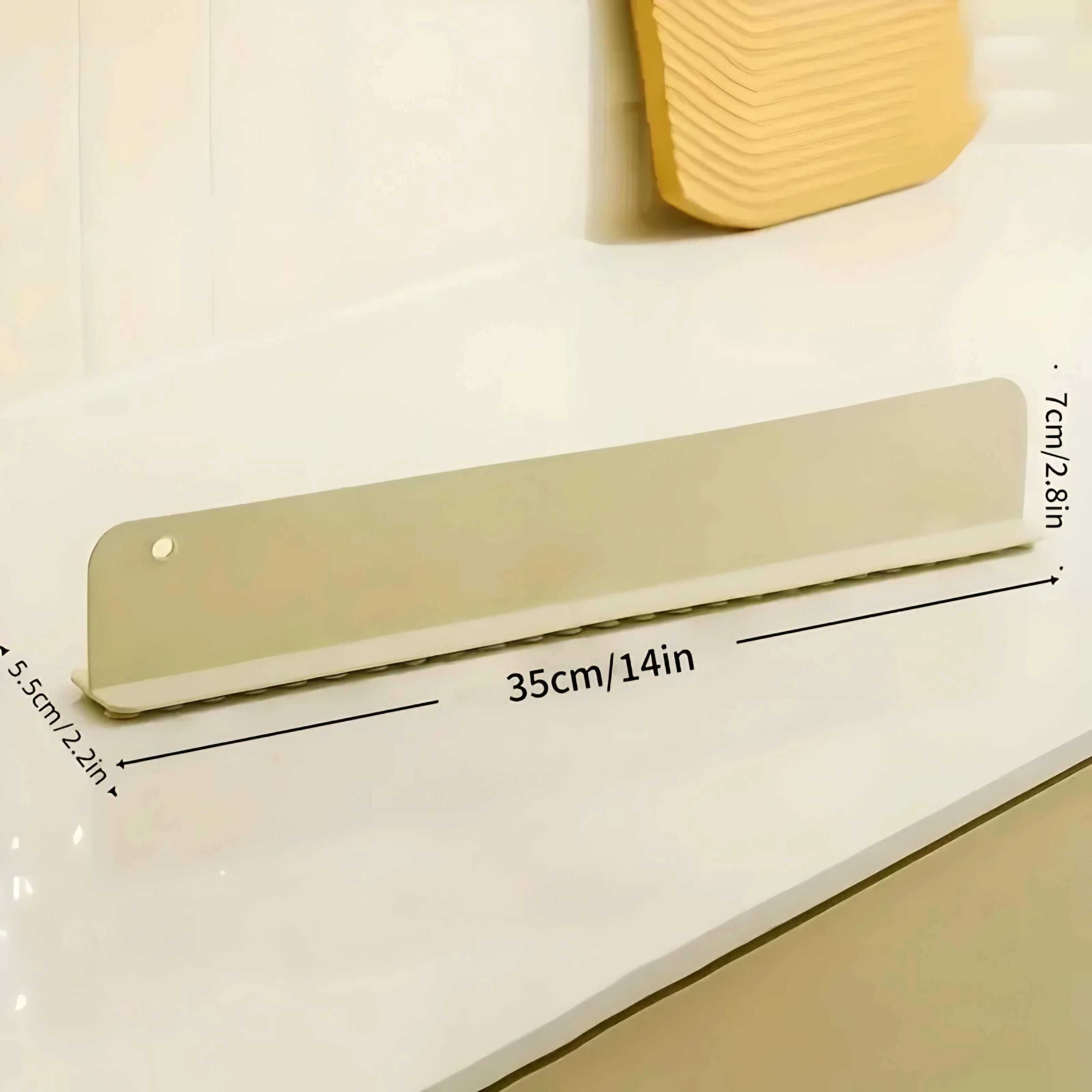 Silicone Sink Splash Guard with Suction Cup – Reusable Waterproof Kitchen Countertop Protector