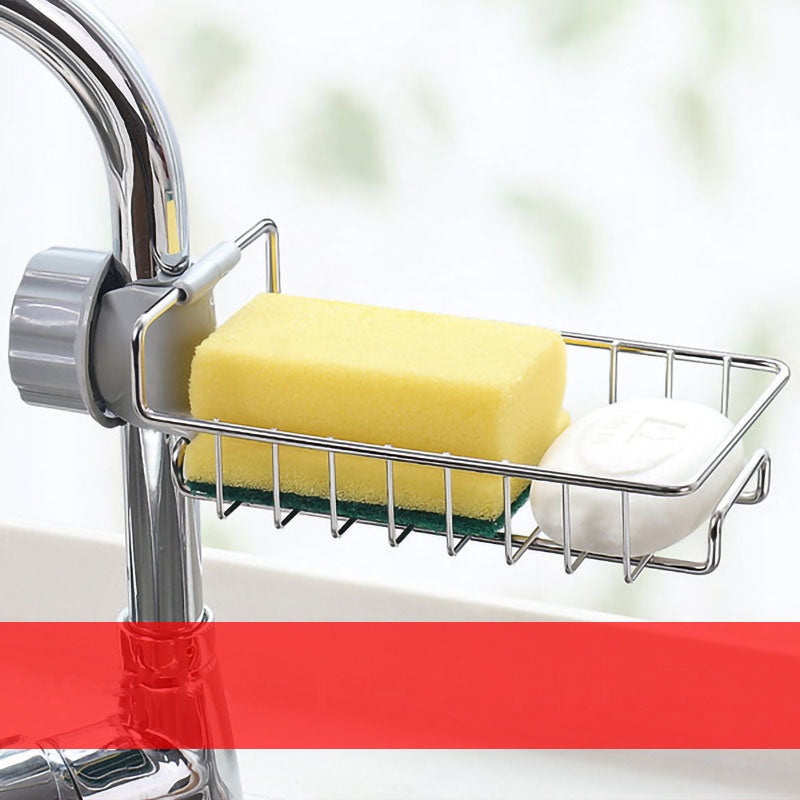 Stainless Steel Sink Faucet Organizer