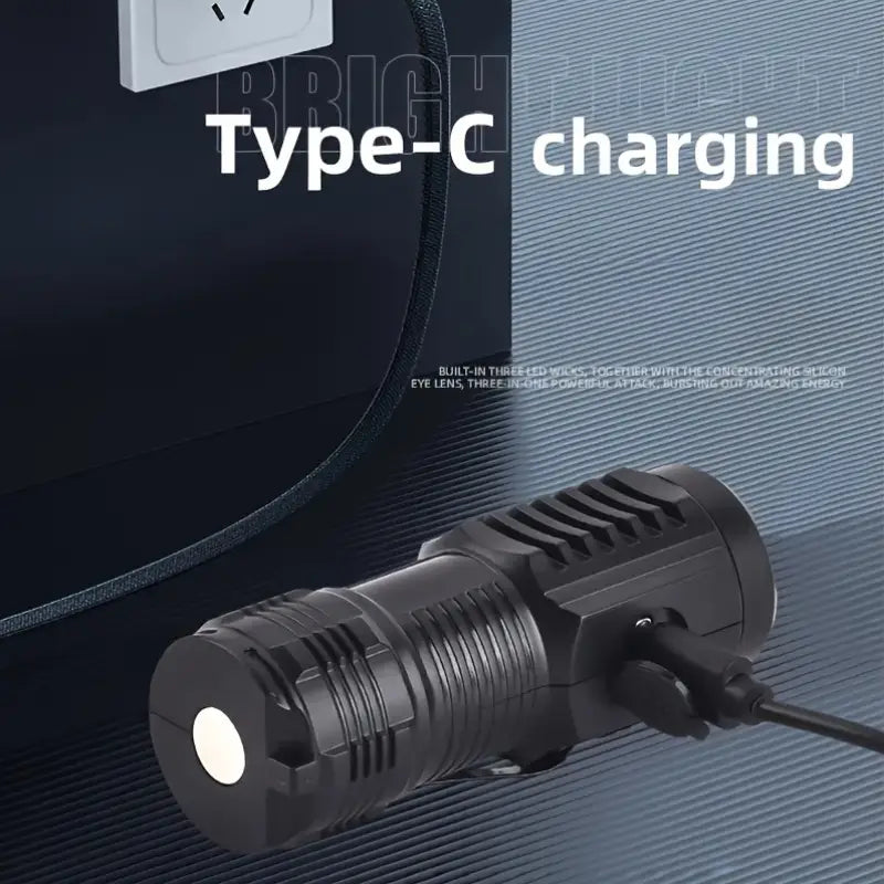Rechargeable 3 LED Mini Flashlight with Magnetic Base