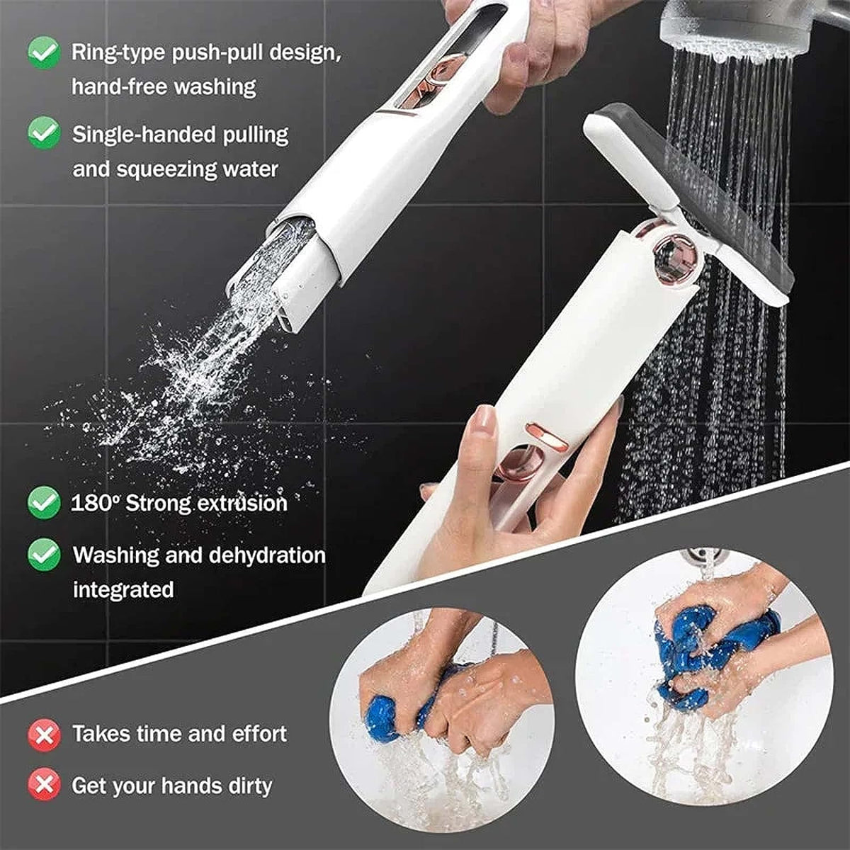 Self-Squeeze Sponge Mop