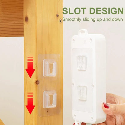 Double-Sided Transparent Adhesive Wall Hooks