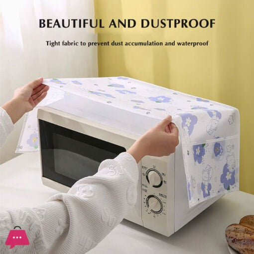 Microwave oven dust cover – waterproof and oil-proof random design