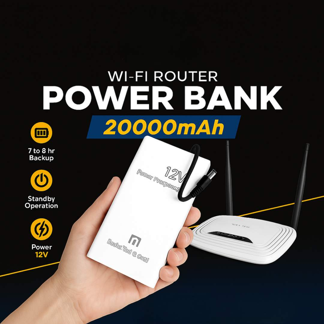 Wifi Router Power Bank 20000 Mah – Reliable Backup Power For Seamless Internet Connectivity