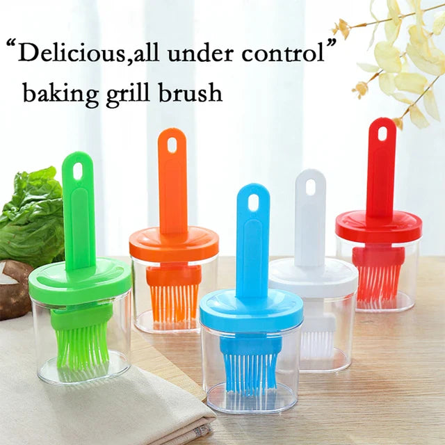 Silicone Brush Oil Bottle