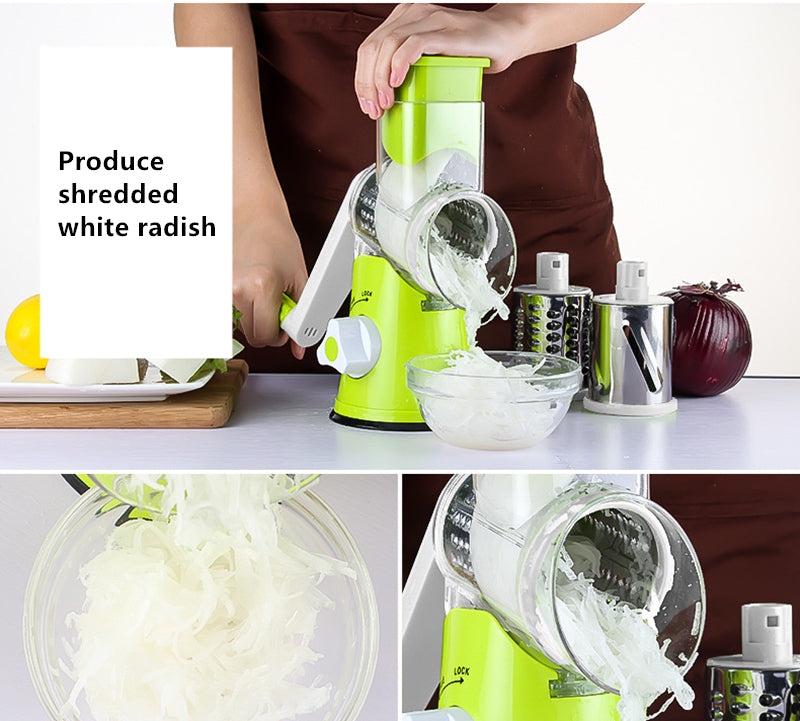 Tabletop Drum Grater & Vegetable Slicer