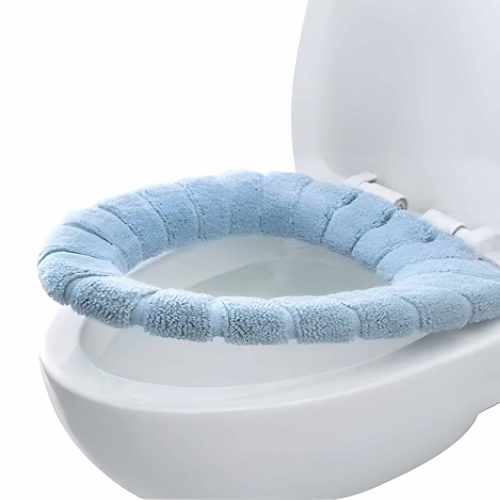 Universal Soft-Touch Cushioned Toilet Seat Cover – Machine Washable Plush Comfort