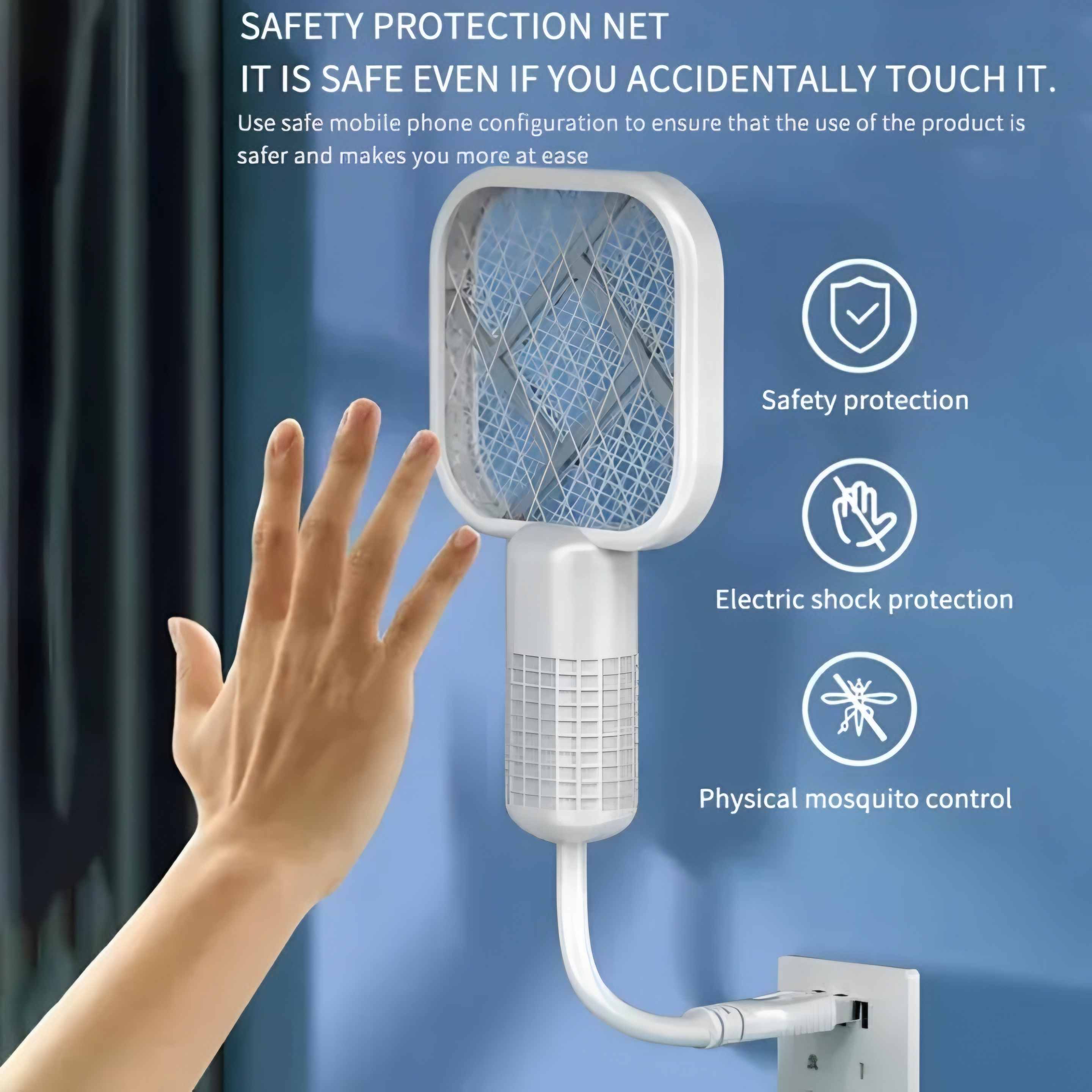 Portable and USB Rechargeable 2 in 1 Mini Mosquito Killer Lamp