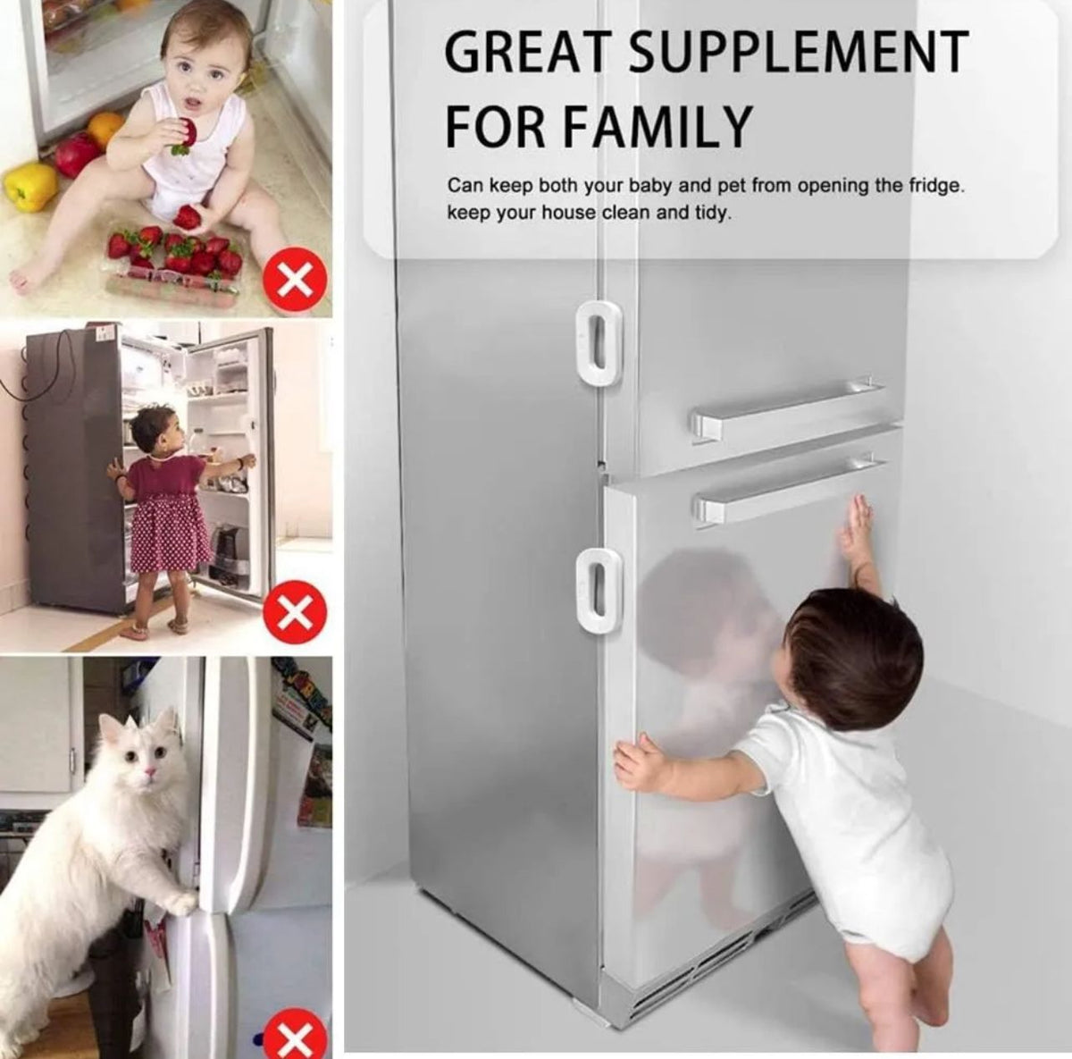 Child Safety Fridge Door Lock