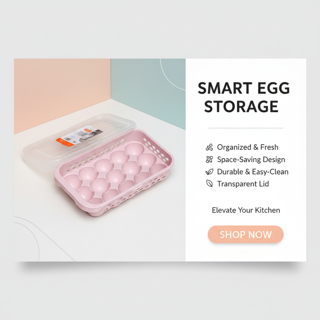 Egg Storage Box – 15 Grid
