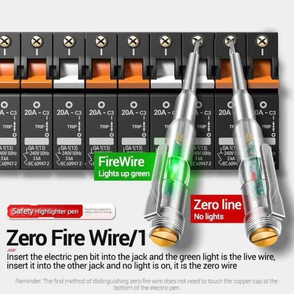 Electrical Voltage Tester Pen with LED Indicator