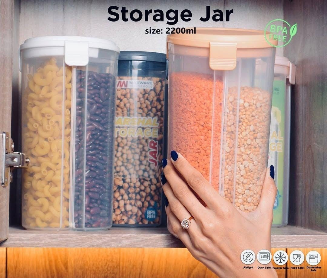 3-in-1 Food Storage Jar – 2200ml