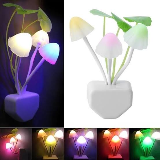 Cute Mushroom LED Night Light – Pack of 2
