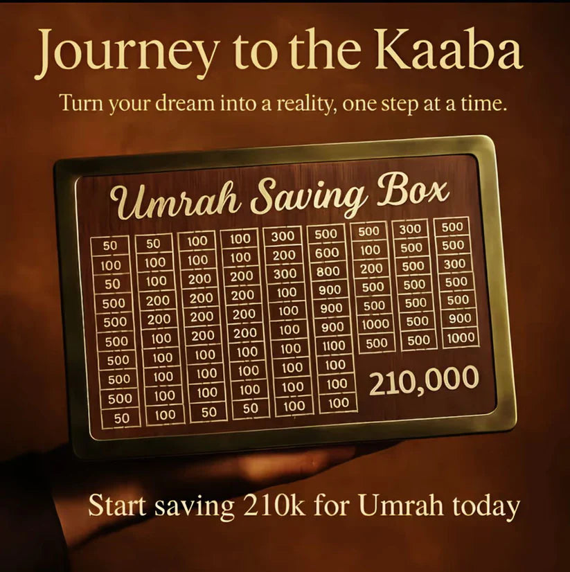 Umrah Saving Box – Save for Your Umrah Journey