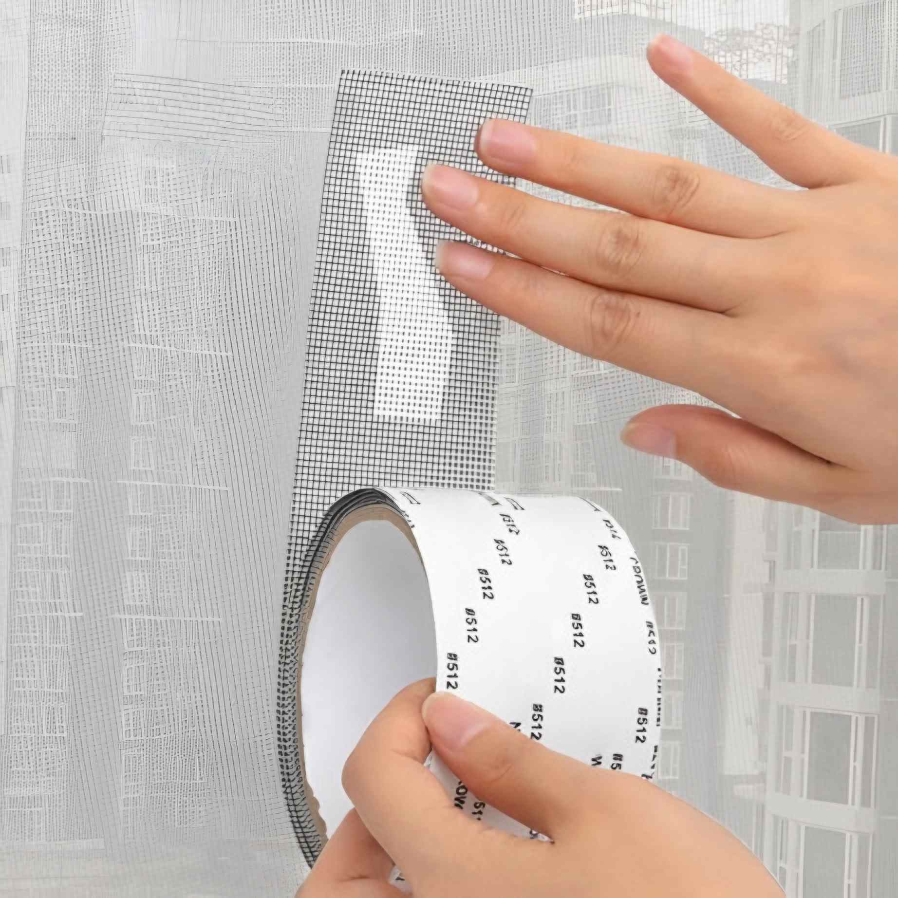 Strong Self Adhesive Window Net Screen Repair Patch Tape For Covering Up Holes Tears Anti Insect Mosquito Mesh