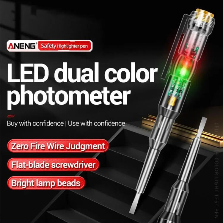 Electrical Voltage Tester Pen with LED Indicator