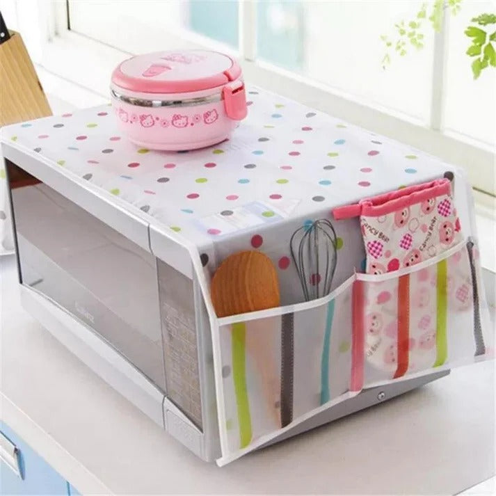 Microwave oven dust cover – waterproof and oil-proof random design