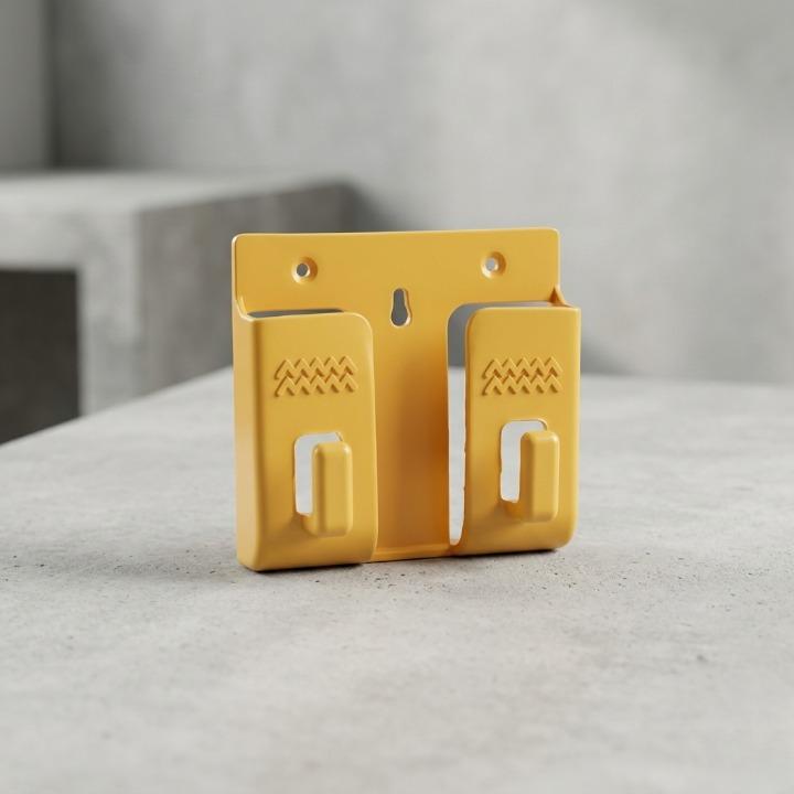 Wall-mounted mobile phone holder
