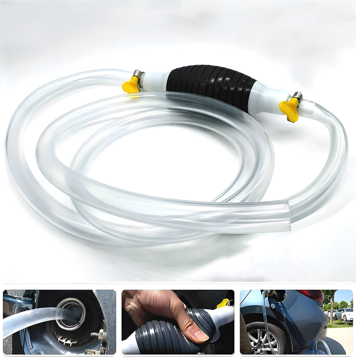 Manual fuel and liquid transfer pump