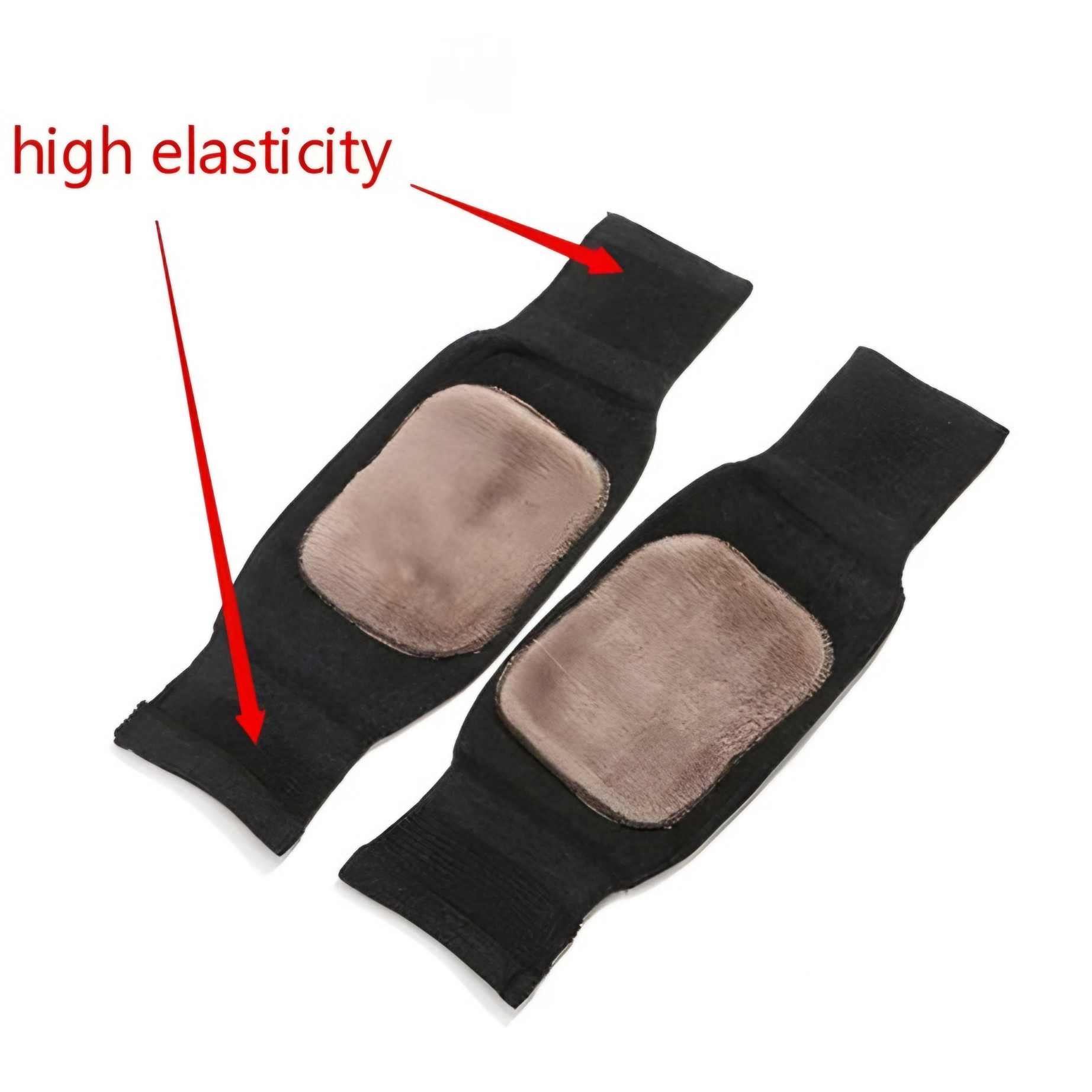 1 Pair Warm Wool Knee Pads Super Elastic Knees Sleeves Support Protector