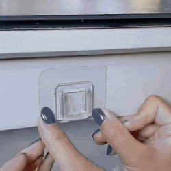 Double-Sided Transparent Adhesive Wall Hooks