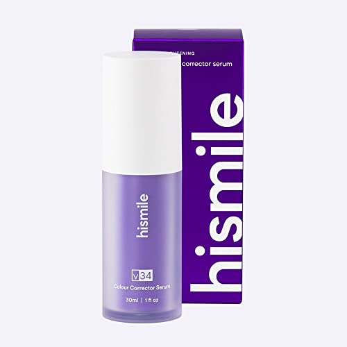 Hismile V34 Colour Corrector Serum — 30ml bottle and box