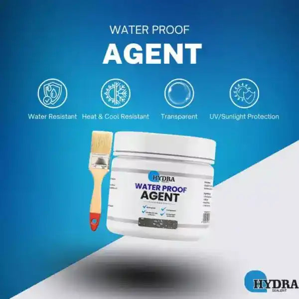 Hydra waterproof repair coating jar with brush