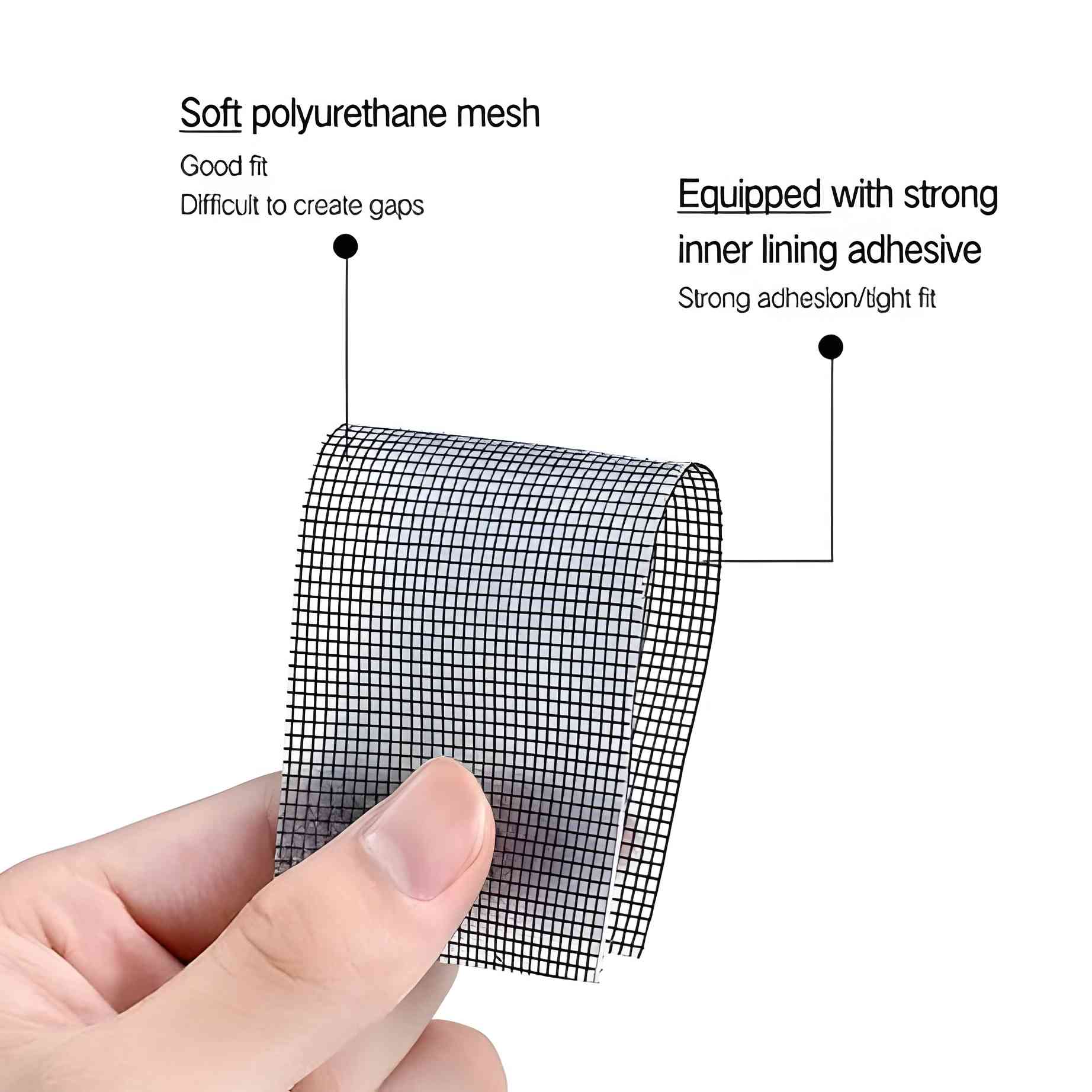 Strong Self Adhesive Window Net Screen Repair Patch Tape For Covering Up Holes Tears Anti Insect Mosquito Mesh