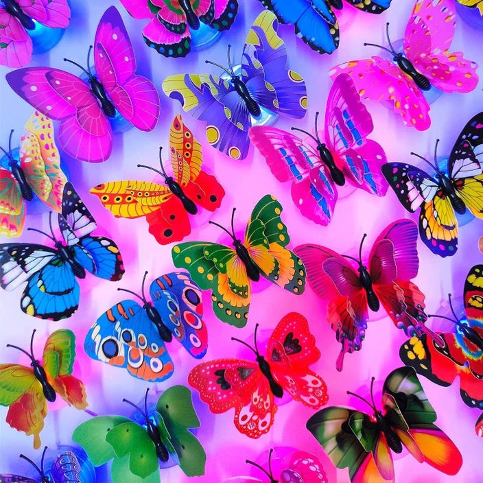 LED Butterfly Night Lights – Pack of 10