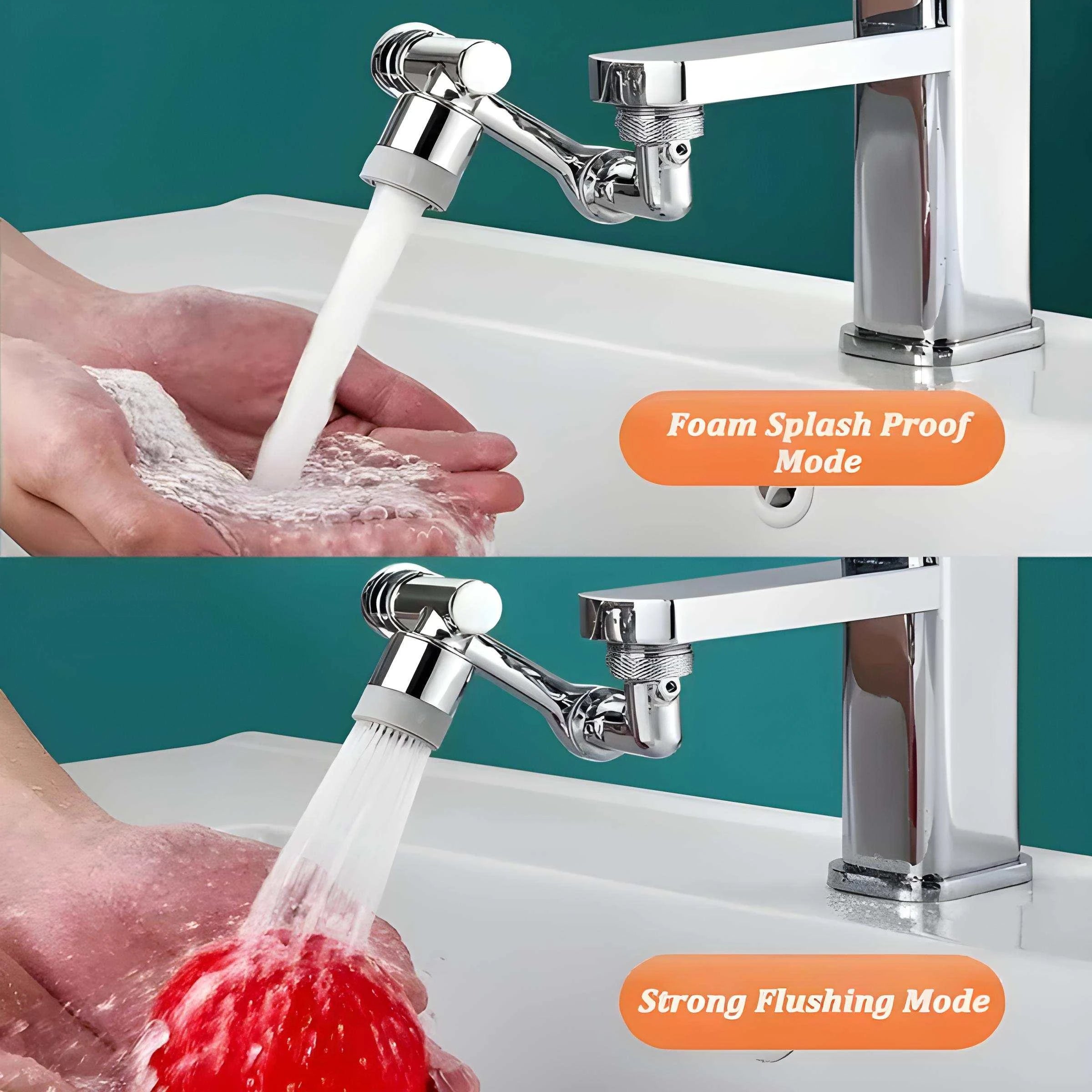 1080° Rotatable Multifunctional Extension Universal Swivel Robotic Arm Faucet