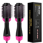 3-in-1 Hot Air Brush – Dryer, Straightener & Curler