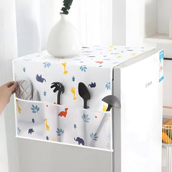 Fridge Cover Organizer with Side Pockets