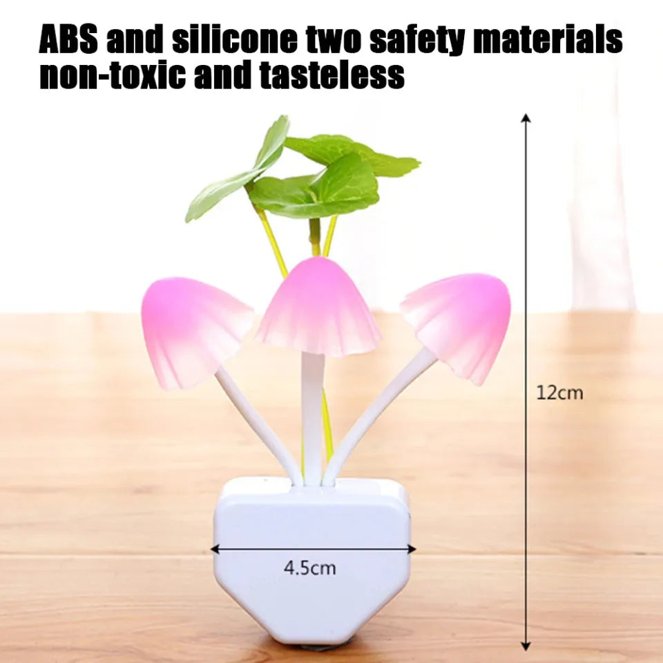 Cute Mushroom LED Night Light – Pack of 2
