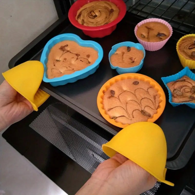 Silicone Heat-Resistant Pot Holder Clips – 1 Pair