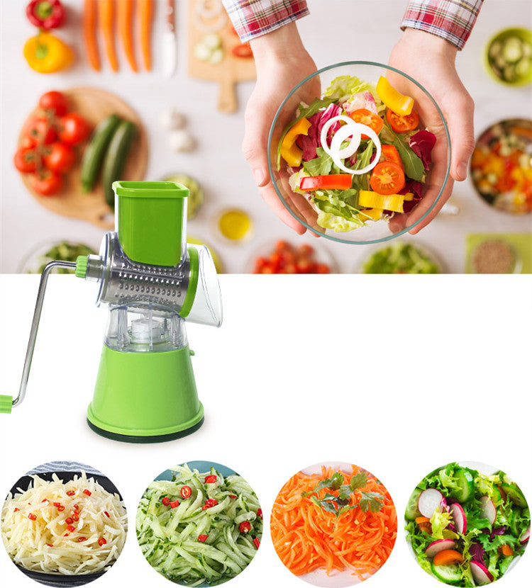 Tabletop Drum Grater & Vegetable Slicer