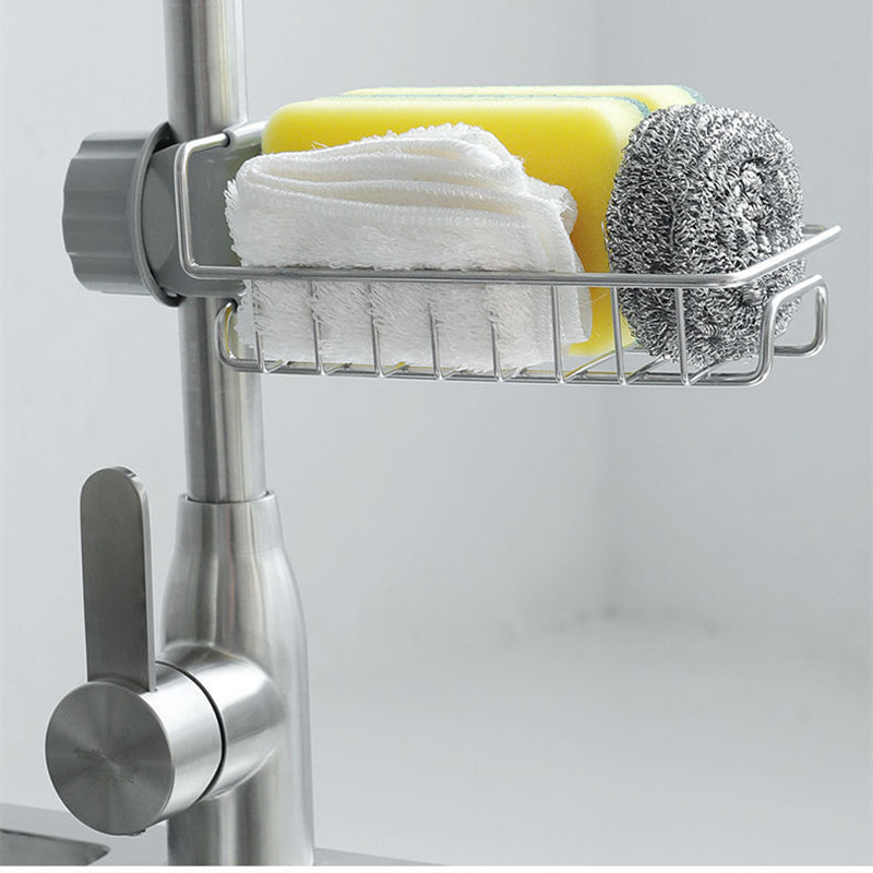 Stainless Steel Sink Faucet Organizer