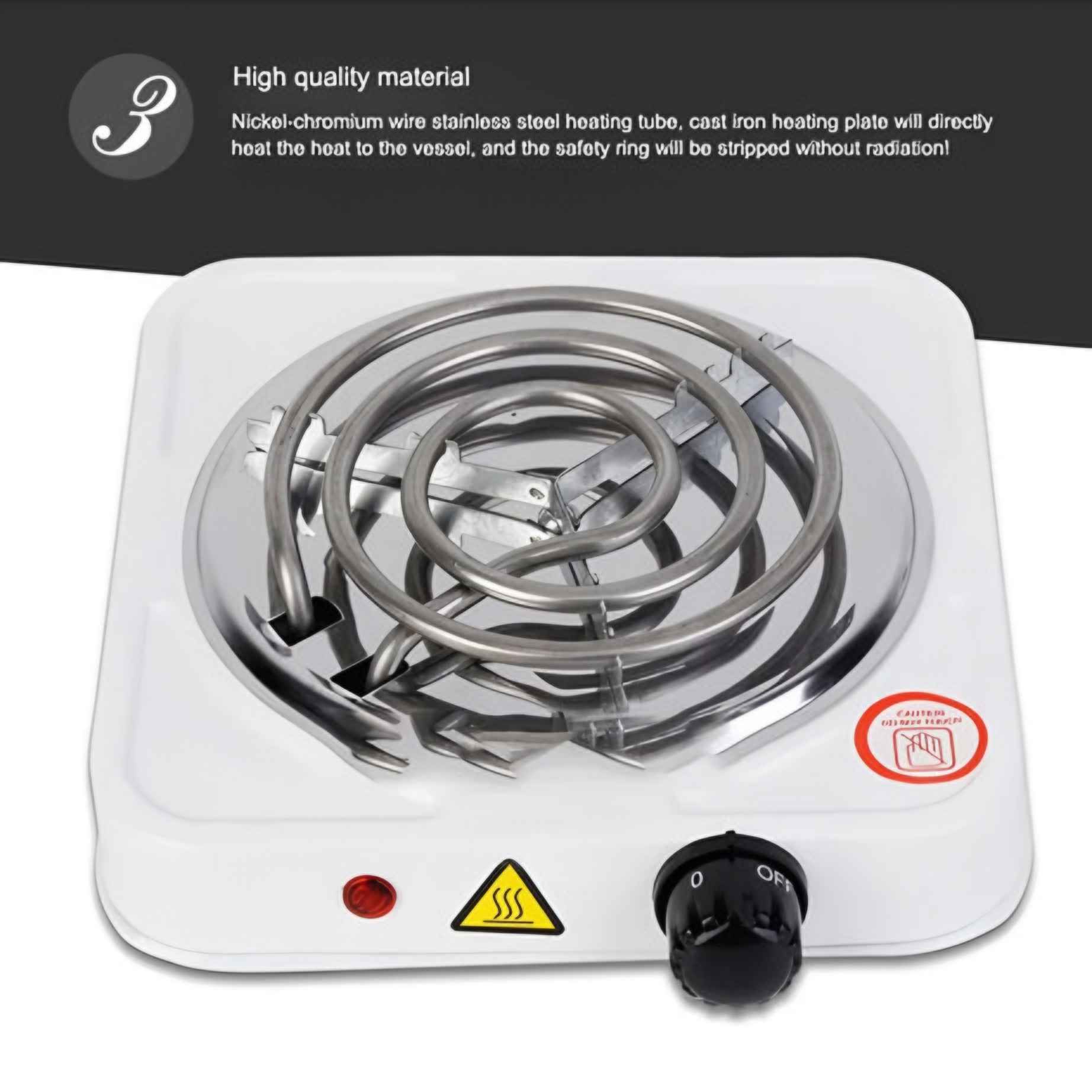 Imported Portable Mini Electric Heater Stove with Adjustable Temperatures & Hot Round Countertop Burner