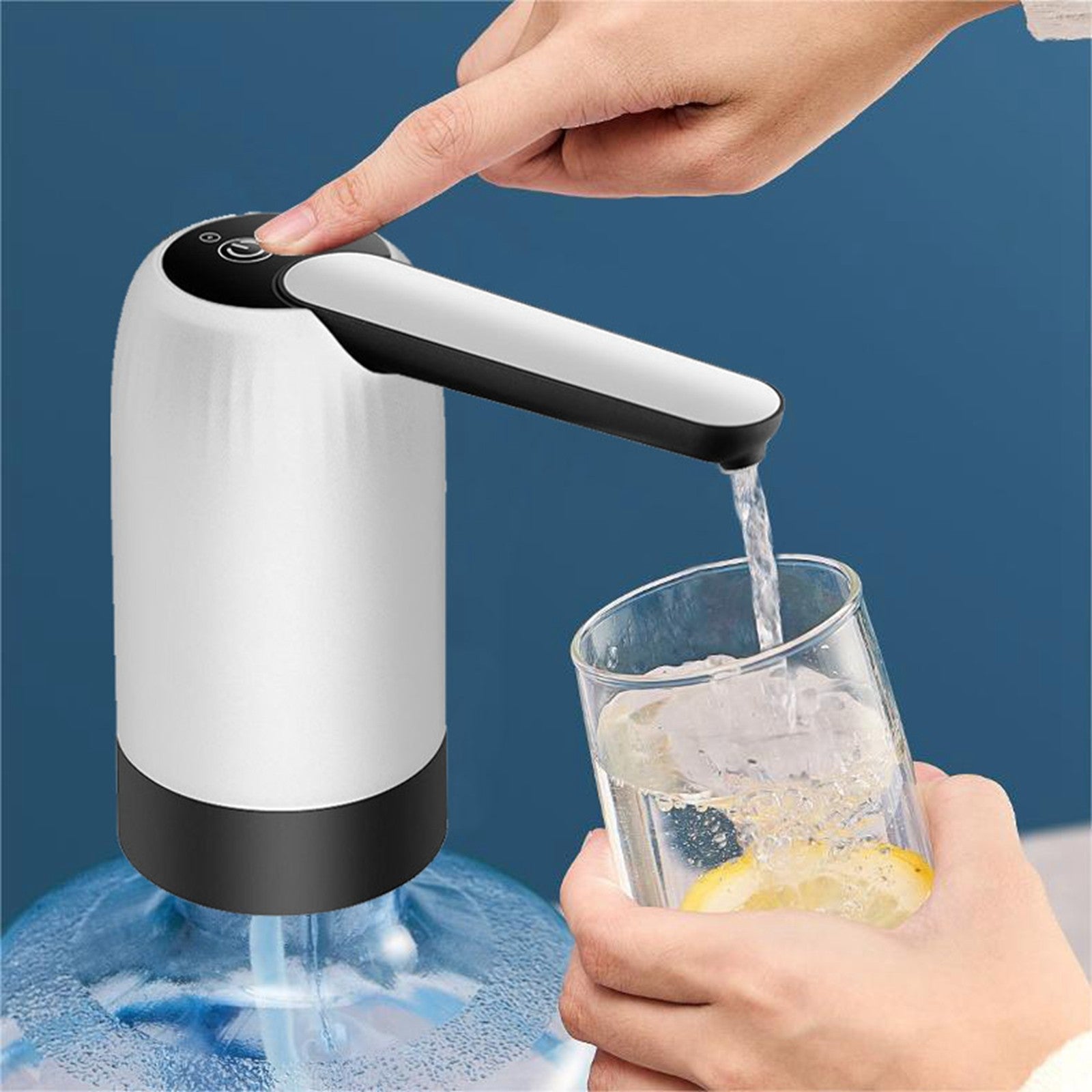 Drinking Water Bottle Pump Automatic Drinking Water Pump Mini Portable Household Water Dispenser USB One Click Drinking Water