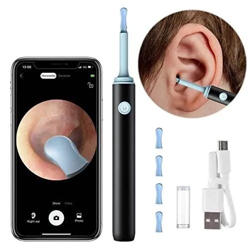 Smart ear cleaner with camera and LED light