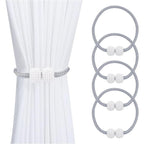 Magnetic Pearl Curtain Tiebacks – Pack of 4