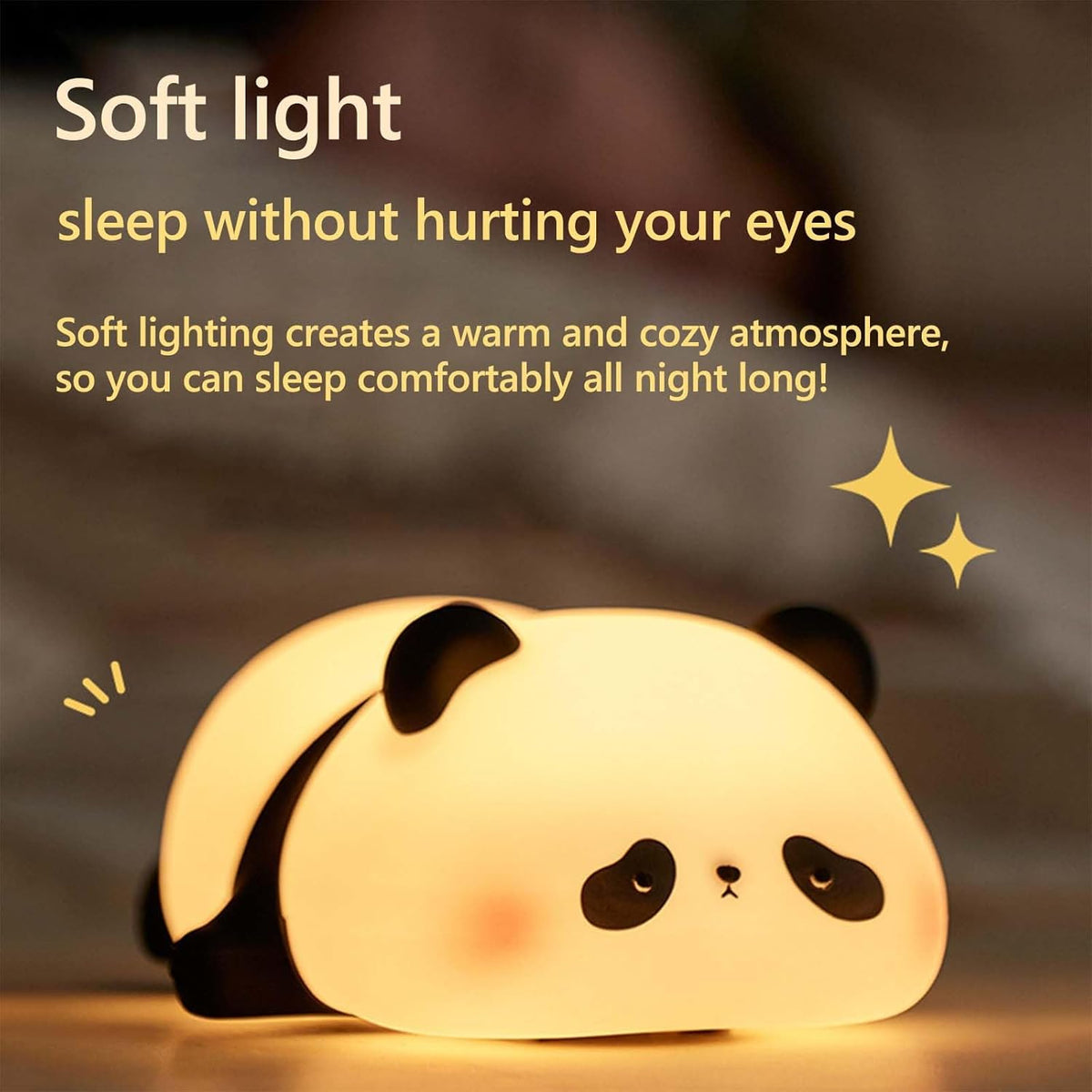 Rechargeable Panda Silicone Night Lamp