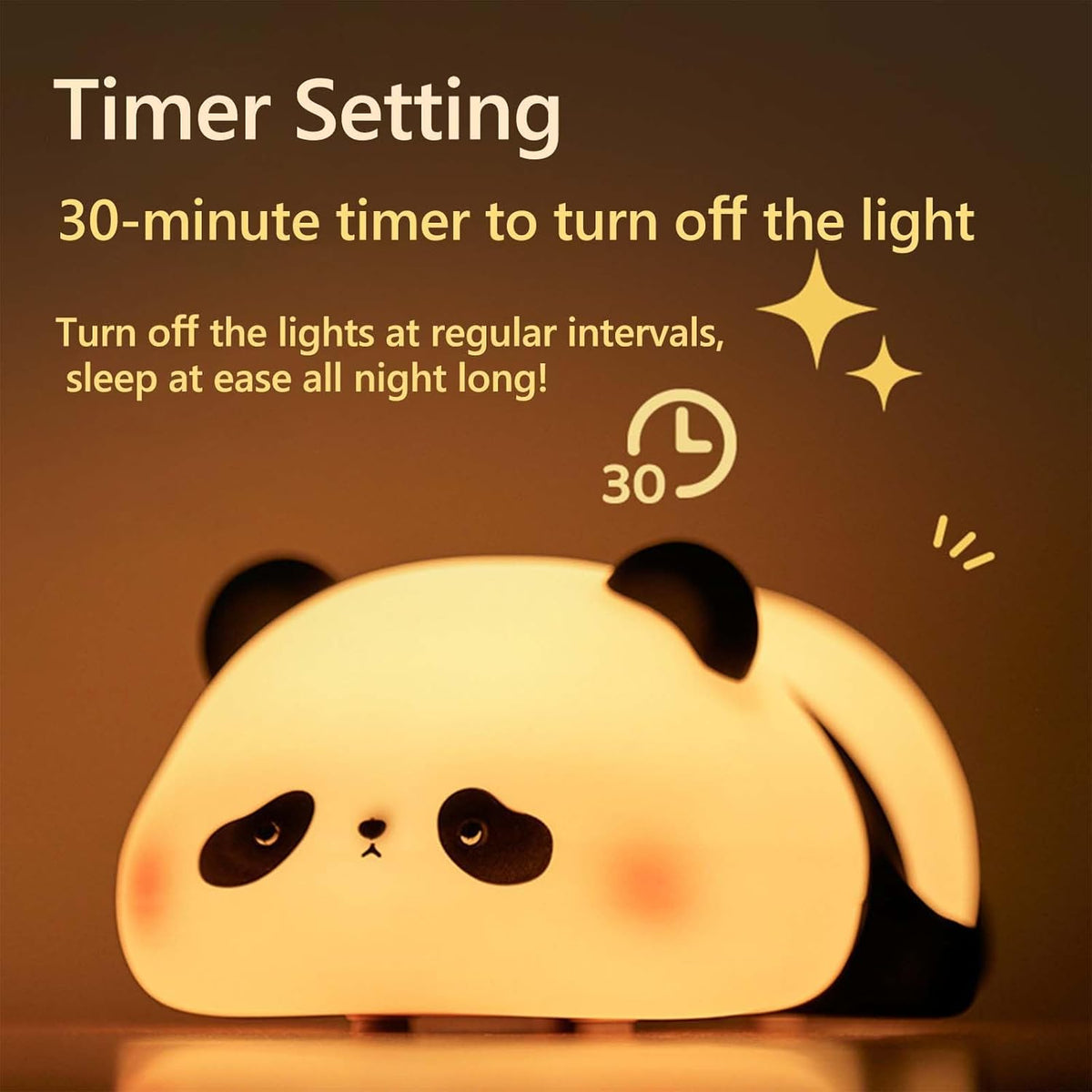 Rechargeable Panda Silicone Night Lamp