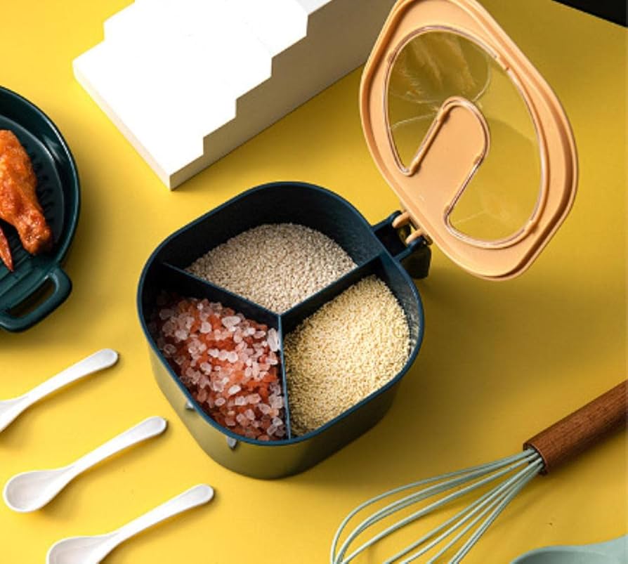 4 In 1 Partition Kitchen Seasoning Spice Box