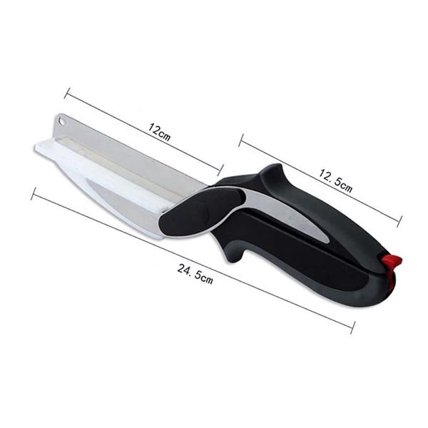 2-in-1 Stainless Steel Fruit Knife with Peeler